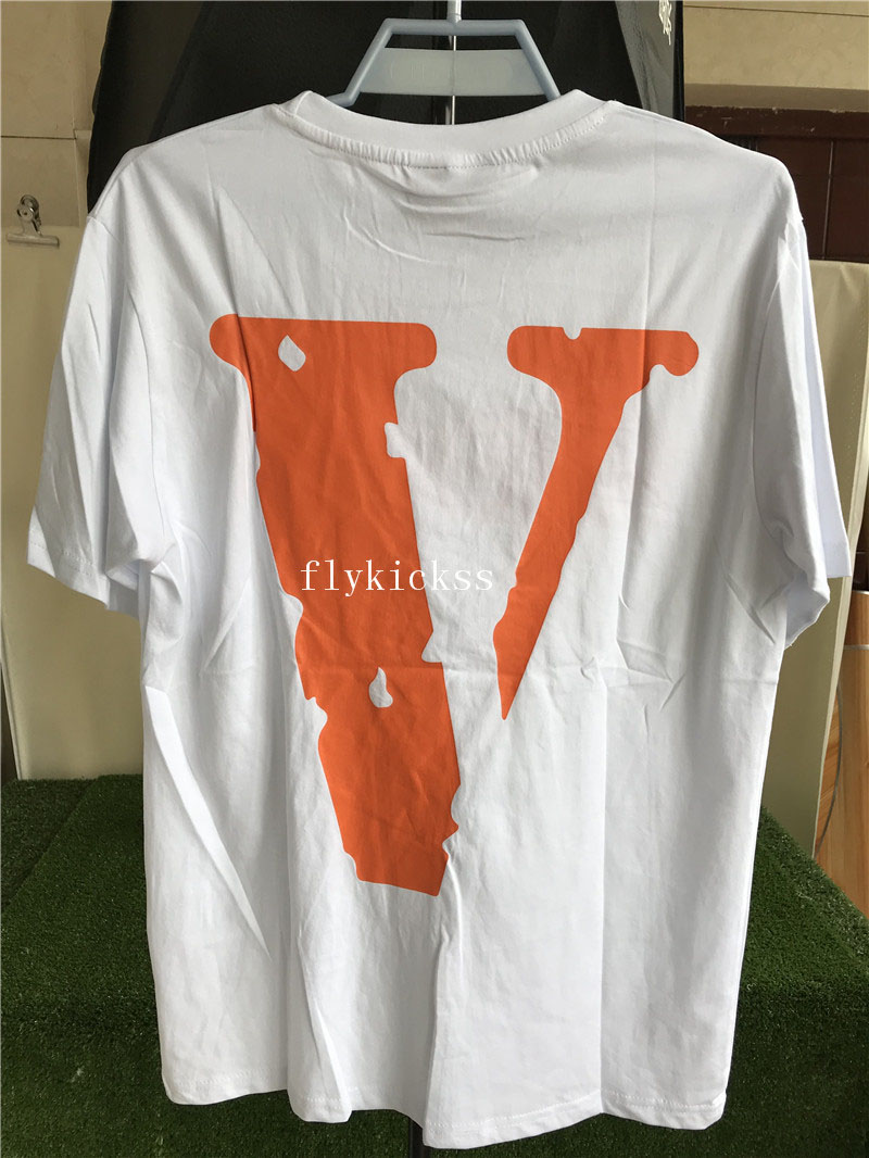 Vlone Friends White Orange T-Shirt